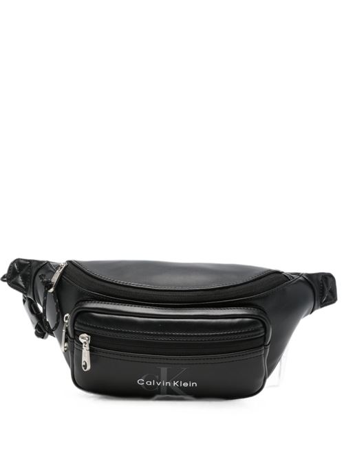 Marsupio uomo Calvin Klein nero in ecopelle Calvin Klein | LV04D3419GUB1